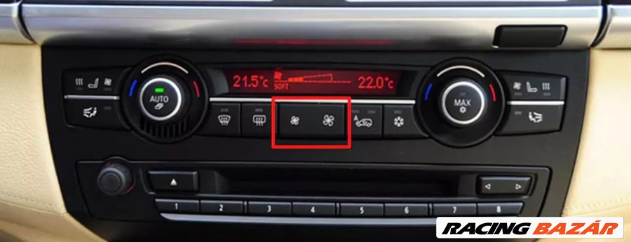BMW E70/E71 (X5/X6) Ventilátor gomb 1. kép