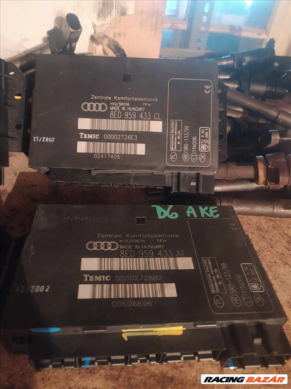 Audi A4 Komfort modul 8E0959433CE Konfort elektronika A4 Komfortmodul  2. kép