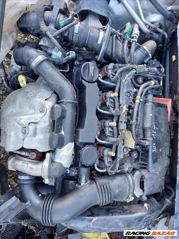Peugeot 308 1.6 hdi motor (fűzöttblokk hengerfejjel) 1. kép