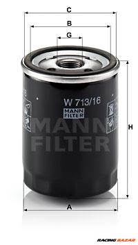 OLAJSZŰRŐ - MANN-FILTER W713/16