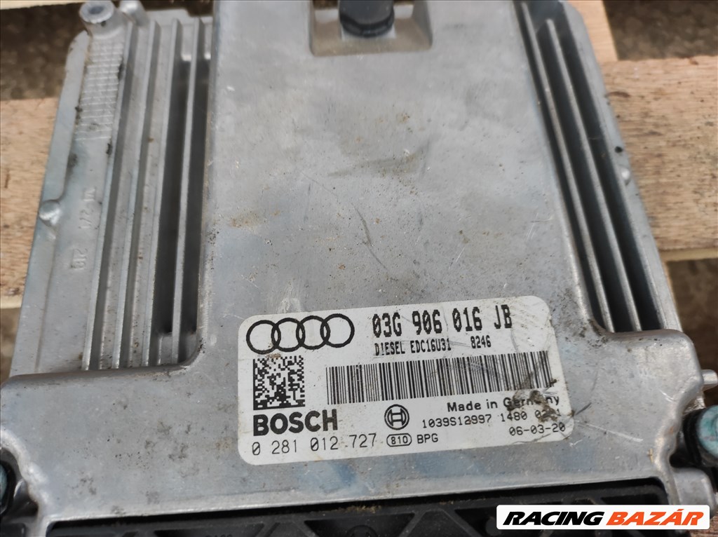 Audi A6 (C6 - 4F) 2.0 TDI , motorvezérlő elektronika  03g906016jb 2. kép