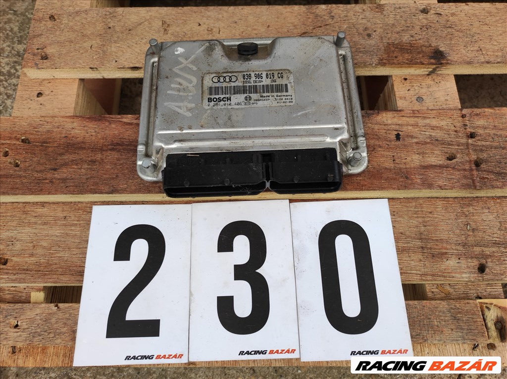 Audi A4 b6 ,  1.9 PD TDI , AWX , motorvezérlő elektronika  038906019cg 1. kép