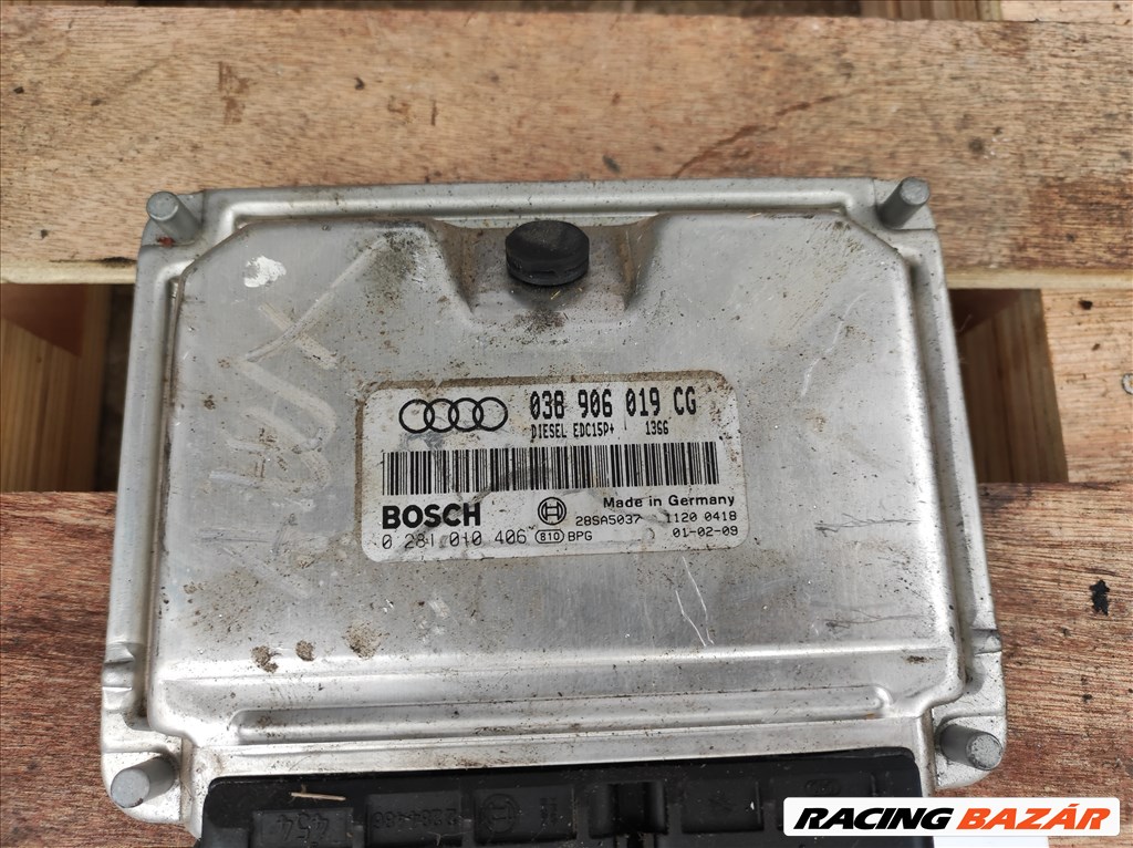 Audi A4 b6 ,  1.9 PD TDI , AWX , motorvezérlő elektronika  038906019cg 2. kép