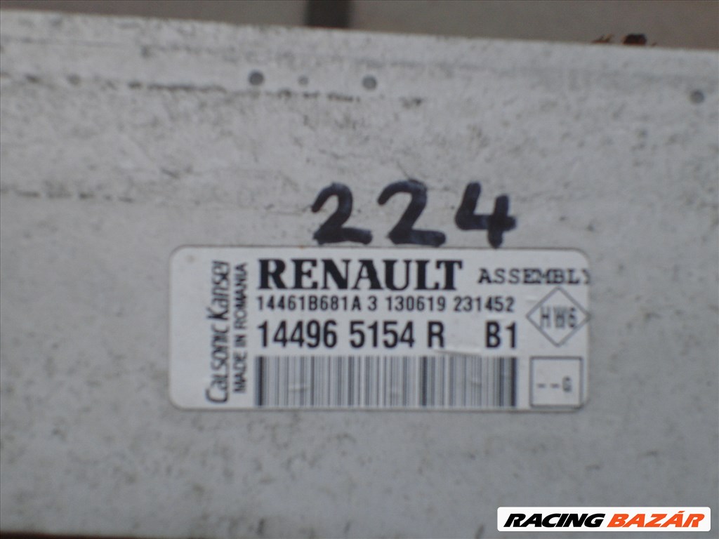 Renault Dacia 1.5DCI 1, 2TCE Intercooler hűtő 144965154R 2013-tól 5. kép