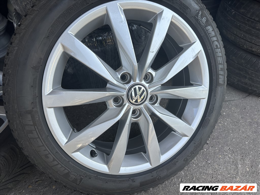 Volkswagen Golf " DIJON " gyári 6X17-es 5X112-es ET48-as könnyűfém felni garnitúra eladó 2. kép