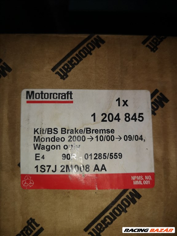 Ford Mondeo Mk3 hátsó fékbetét 1s7j2m008aa 1204845 1. kép