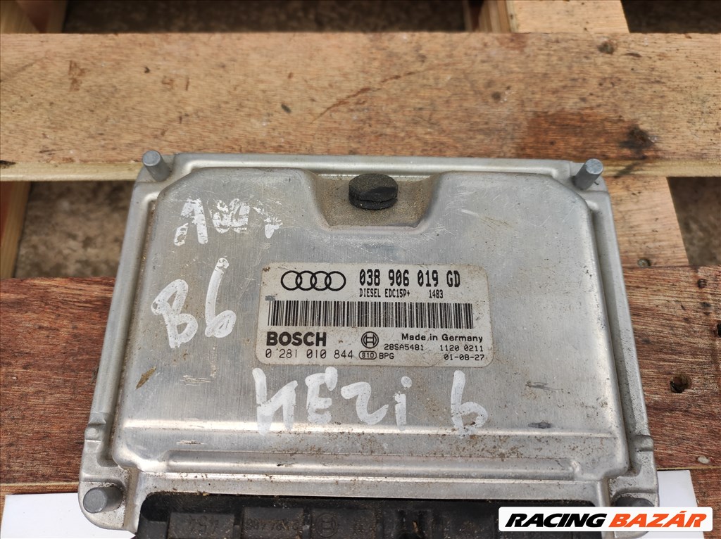 Audi A4 (B6/B7) 1.9 PD TDI , motorvezérlő elektronika  038906019gd 2. kép