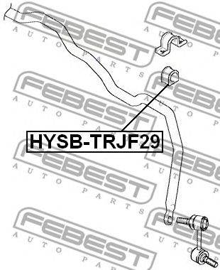 FEBEST HYSB-TRJF29 - Stabilizátor szilent HYUNDAI