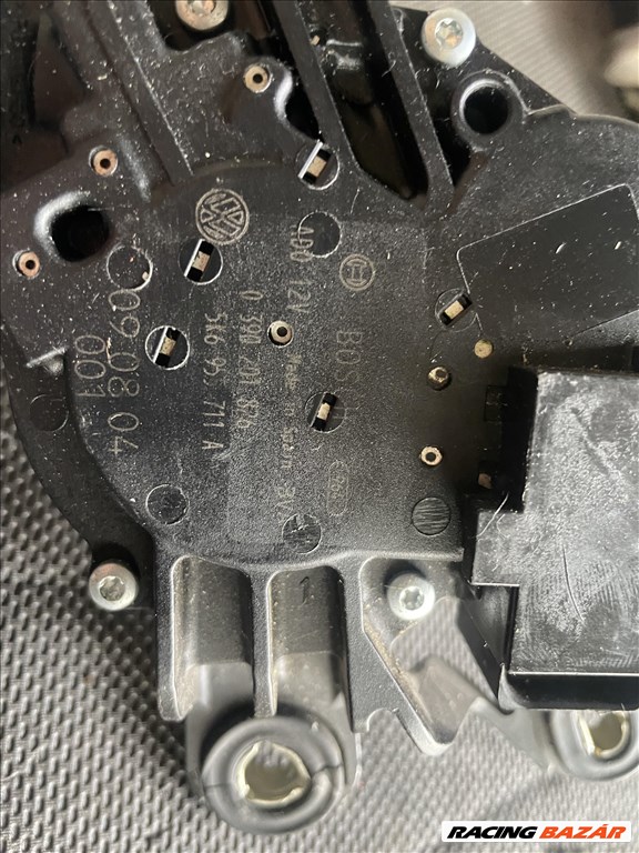 VW Volkswagen Seat hátsó ablaktörlő motor 5K6955711A 3. kép