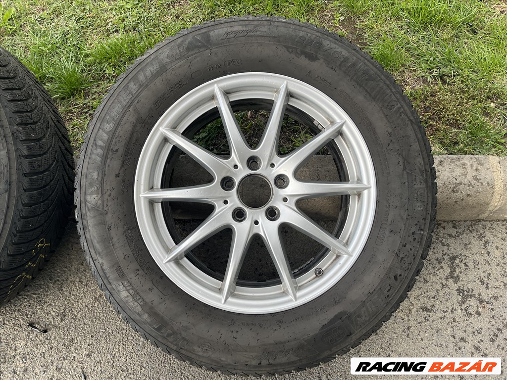  Mercedes 5x112 lyukosztású 17" használt (gyári felni) alufelni. 2. kép