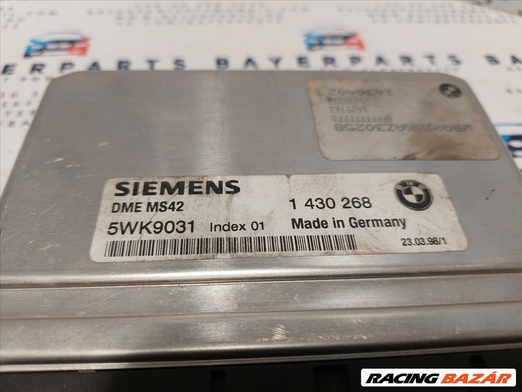 BMW E46 323i M52 M52TUB25 ECU EWS motorvezérlő elektronika eladó (003139) 1430268 3. kép