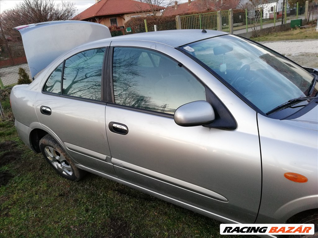 Nissan Almera Jobb hátsó ajtó üvegek fix és lejáró N16 Almera Sedan 1. kép