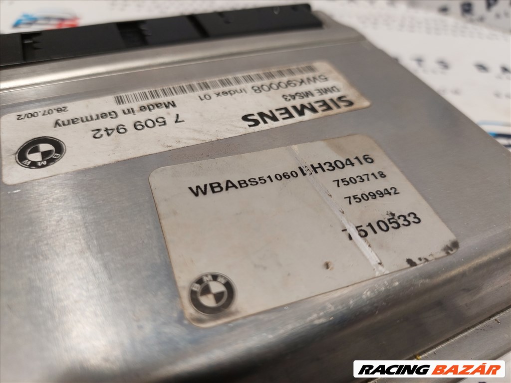 BMW E39 520i M52 M52B20 ECU EWS motorvezérlő elektronika eladó (003143) 7509942 4. kép