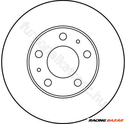 FÉKTÁRCSA FIAT DUCATO IV (06-) - TRW DF2722 2. kép