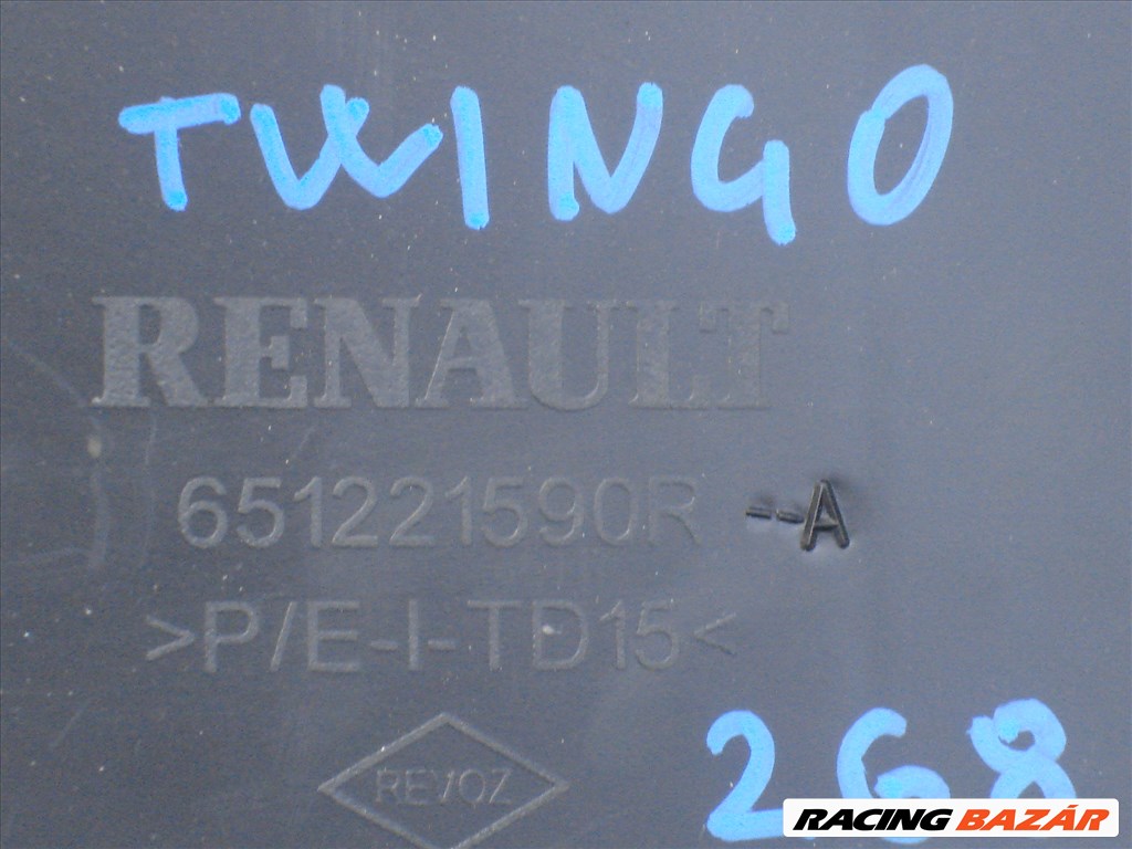 Renault Twingo Gyári Motorháztető 651221590R 2014-től 5. kép