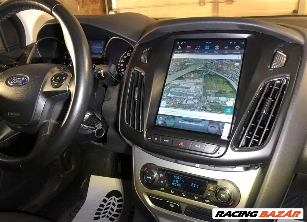 Ford Focus 3 Android CarPlay Tesla Style Multimédia GPS Fejegység Rádió Tolatókamerával 5. kép