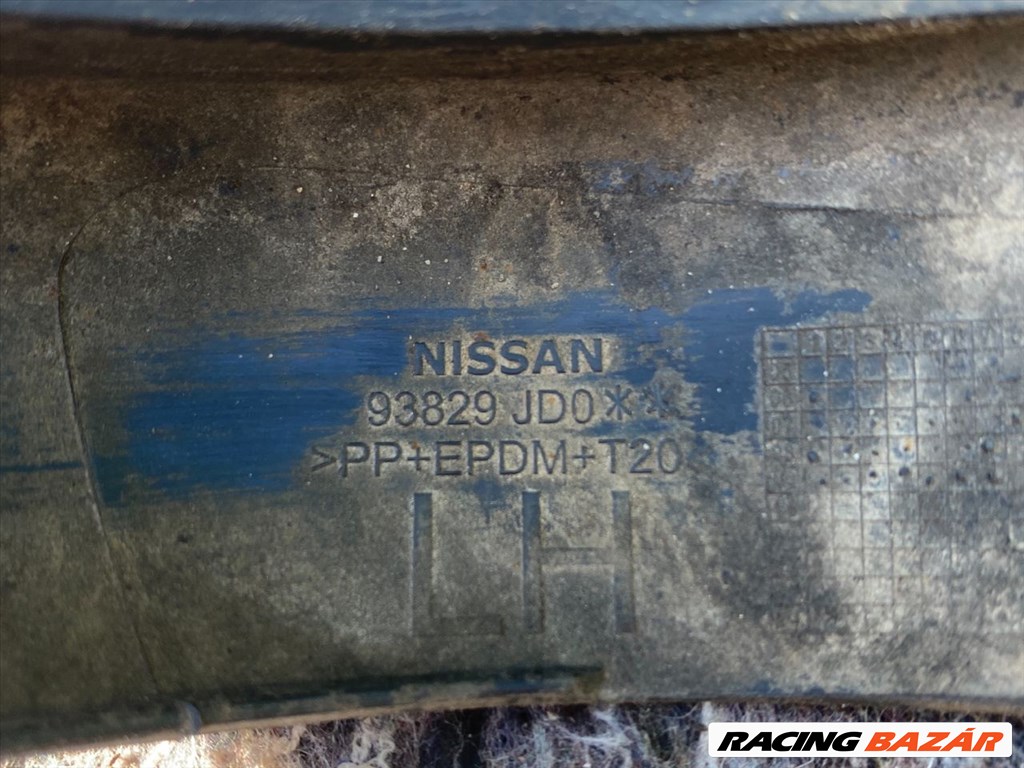 Nissan Qashqai (J10) 1.5 dCi Bal/jobb hátsó Sárvédő díszléc  3. kép