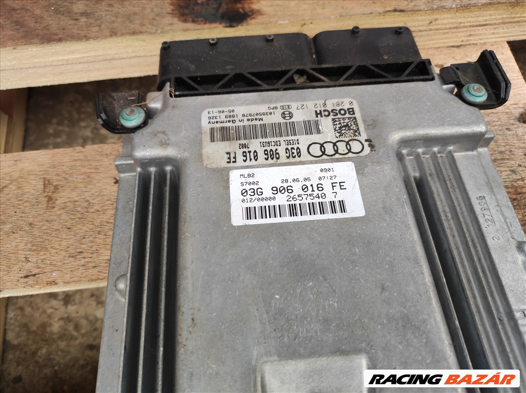 Audi A4 (B6/B7) 1.9 PD TDI , BKE , motorvezérlő elektronika  03g906016fe 2. kép