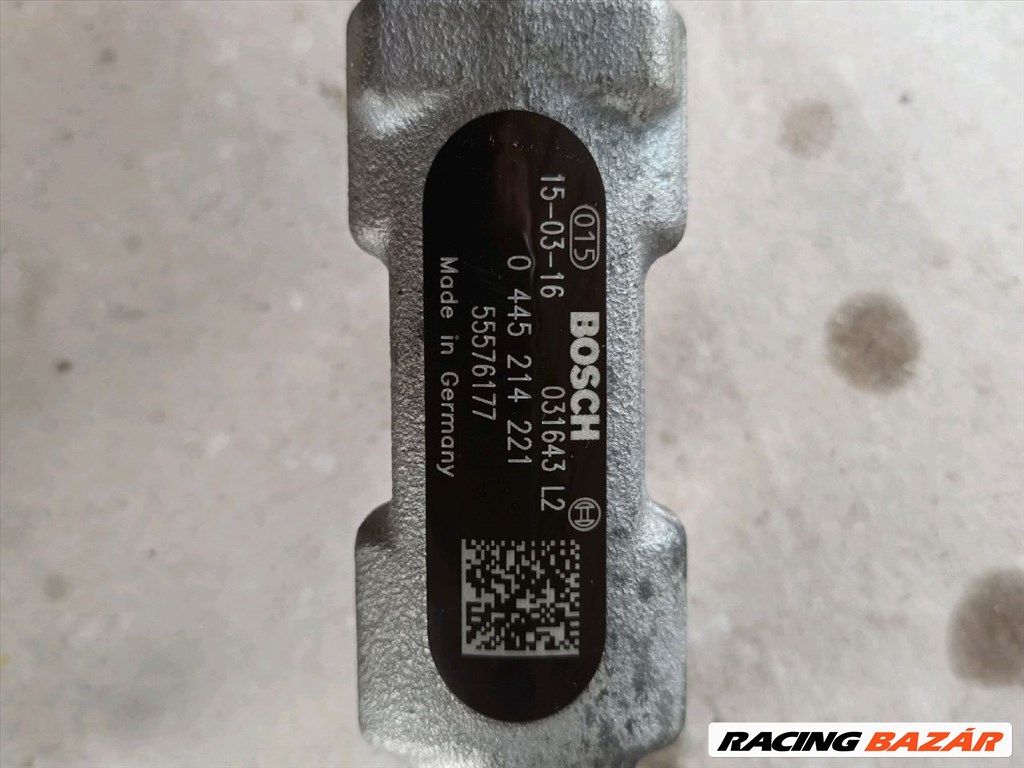 Opel Astra J 2.0 CDTI Közösnyomócső 4012,  0445214221 55576177 2. kép