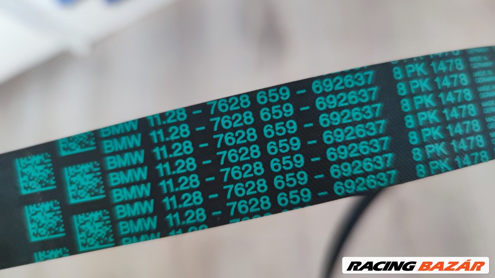 (GYÁRI ÚJ) BMW Hosszbordás szíj  5-ös sorozat F07+GT / F10+LCI / F11+LCI / 6-os sorozat F06 / F12+LCI / F13+LCI / 7-es sorozat F01 LCI / F02 LCI / X5 E70 / X5 F15 / X6 E71 / F16  2. kép