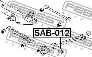 FEBEST SAB-012 - Lengőkar szilent SUBARU