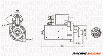 MAGNETI MARELLI 063720974010 - önindító AUDI FORD SEAT SKODA