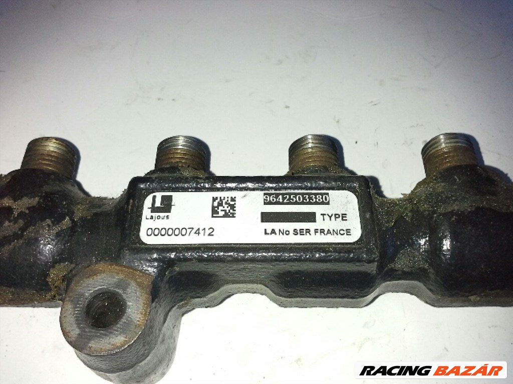 Peugeot 206 1.4 HDI közös nyomócső  9652503380 2. kép