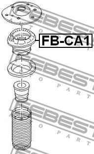 FEBEST FB-CA1 - Görgőscsapágy, toronycsapágy FORD FORD AUSTRALIA LAND ROVER VOLVO