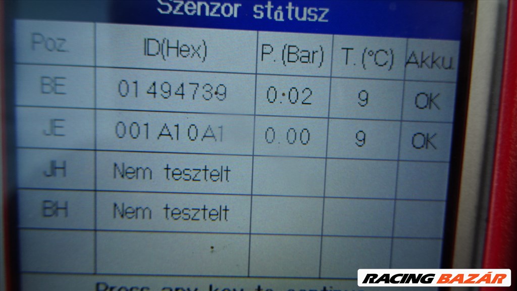 Hyundai i10 új acélfelni + TPMS szett 5,5x14 col , Et:47 , 4x100 -as lyuk ,54,1 mm agyméret 8. kép