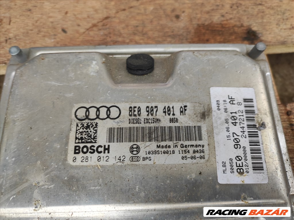 Audi A4 B6,  2.5 TDI , motorvezérlő elektronika  8e0907401af 2. kép