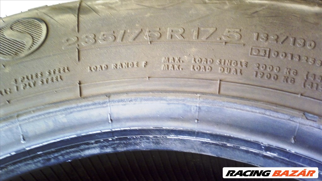235/75 R17.5 használt húzó teherautógumik 235/75R17,5 235 75 17.5 235 75r17.5 3. kép