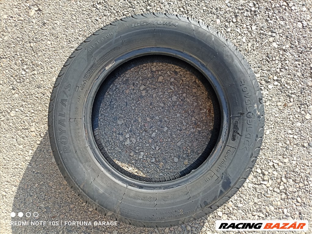 165/70 R14" Royal Black használt négyévszakos garnitúra 3. kép