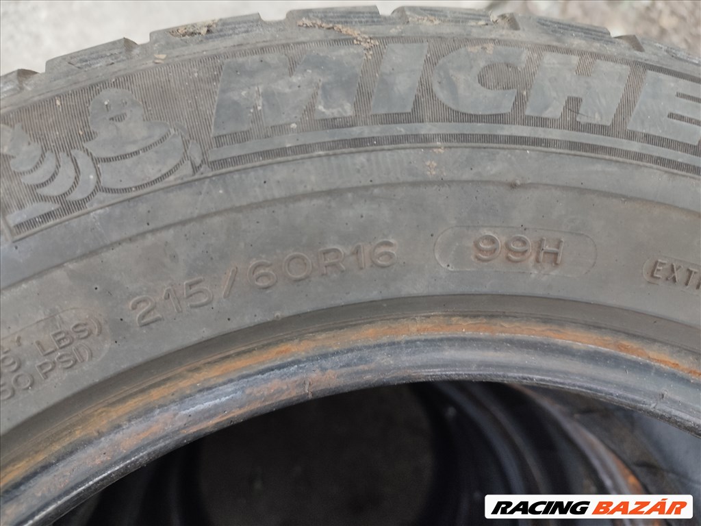 215/60 R16 99H Michelin Pimacy Alpin XL téli gumi szett eladó 4. kép