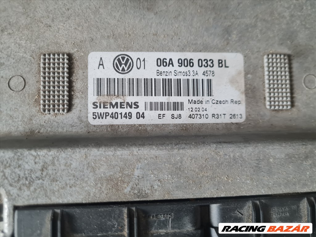 Volkswagen Golf IV, Volkswagen Bora 1.6 FSI BFQ motorvezérlő 06A 906 033BL 06a906033bl 2. kép