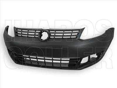 VW Caddy 2010-2015 - Első lökh. fekete vonószemborítással (Kombi)