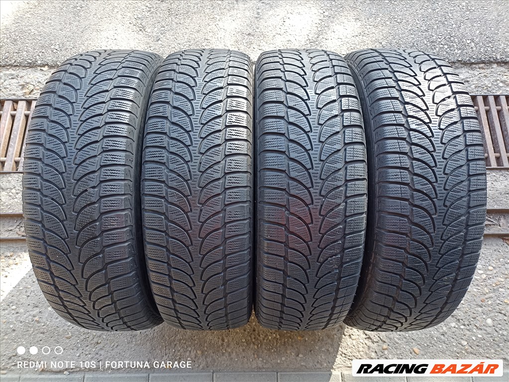  215/70 R16" Bridgestone Blizzak használt téli garnitúra 1. kép