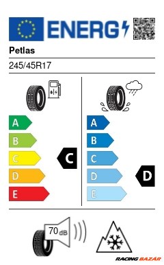 Petlas SnowMaster 2 Sport 245/45 R17 99V XL téli gumi 2. kép