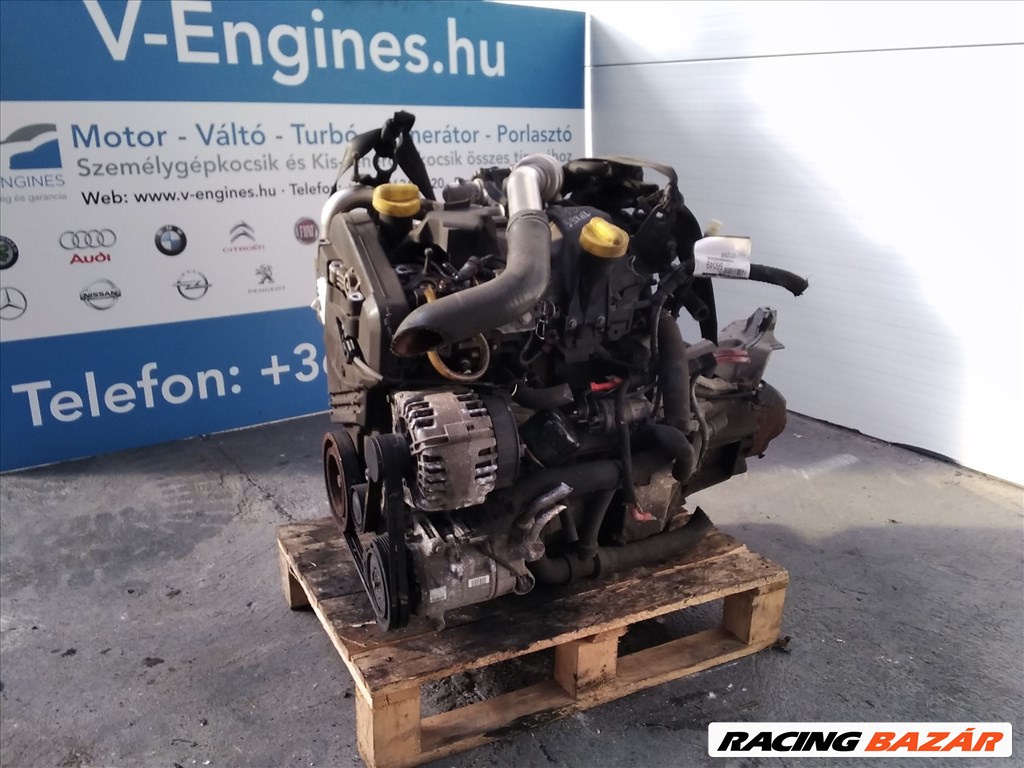 Renault/ Megane K9KF830 1.5 DCI 3T bontott motor  3. kép