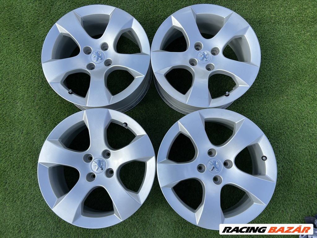 4x108 17" Peugeot gyári alufelni 7,5Jx17h2 ET29 1. kép