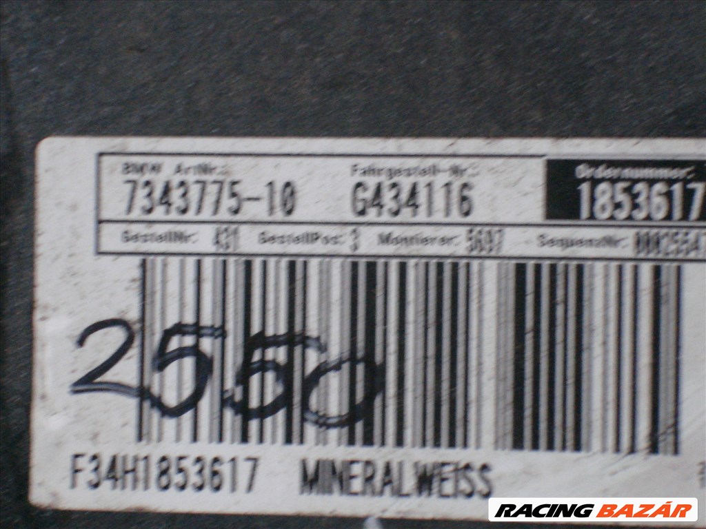 BMW 3-as GT F34 radaros hátsó lökhárító 51127293781 2012-től 5. kép