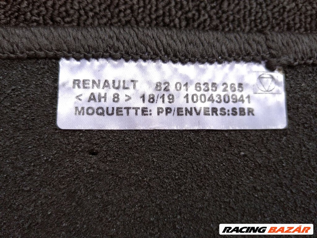 8201635265 Renault Scenic IV autószőnyeg szövetszőnyeg hátsó gyári 2. kép