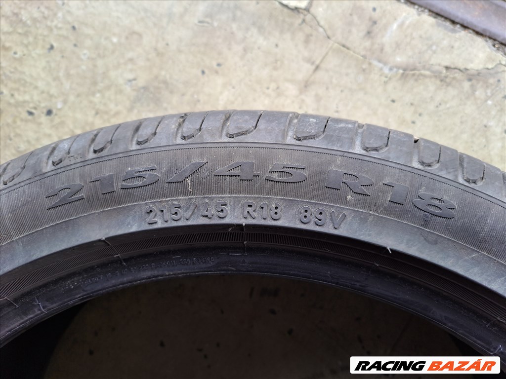 1db 215/45 R18 Pirelli Cinturato P7 (Peremvédős) Használt nyári gumi eladó!!! (DOT2018) 4. kép