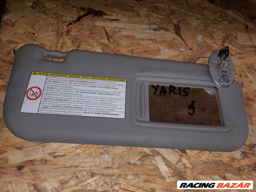 Toyota Yaris 05-10 Jobb Napellenzõ 1. kép