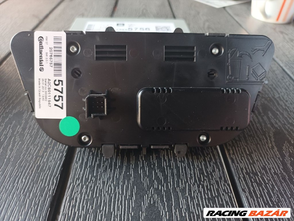 Opel Mokka Fűtéskapcsoló Digit klímás 20765757 5009642 4. kép