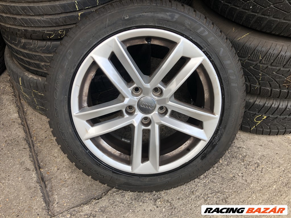 Audi A4 8W gyári 7,5X17-es 5X112-es ET38-as könnyűfém felni garnítúra eladó 1. kép