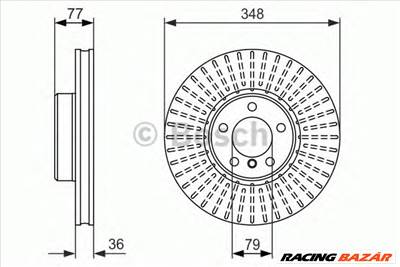 BOSCH 0 986 479 774 - féktárcsa BMW