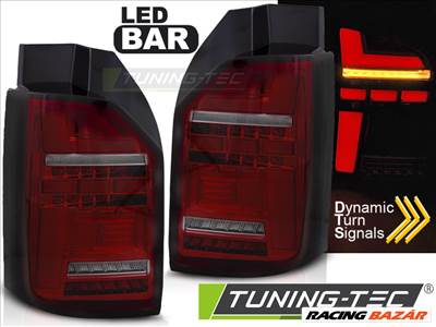 VW T6.1 20- OEM LED BAR Piros-Füst Hátsó lámpa