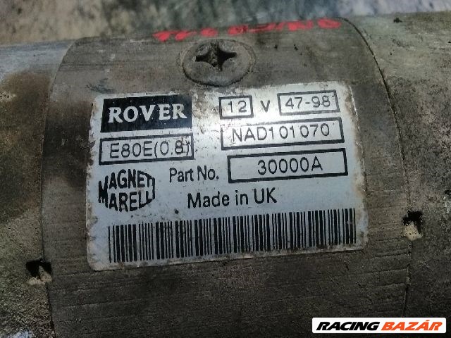 Rover 200 214 i önindító  /71949/ 30000a nad101070 5. kép