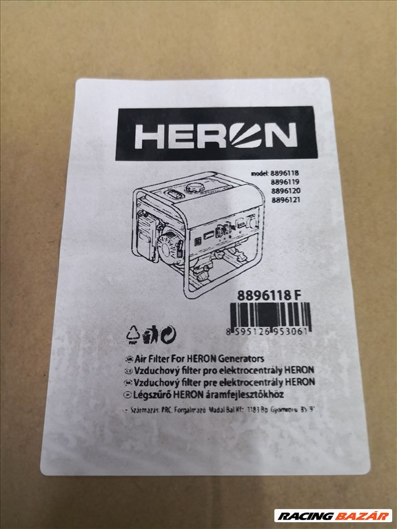 HERON áramfejlesztő levegőszűrő betlét 1. kép
