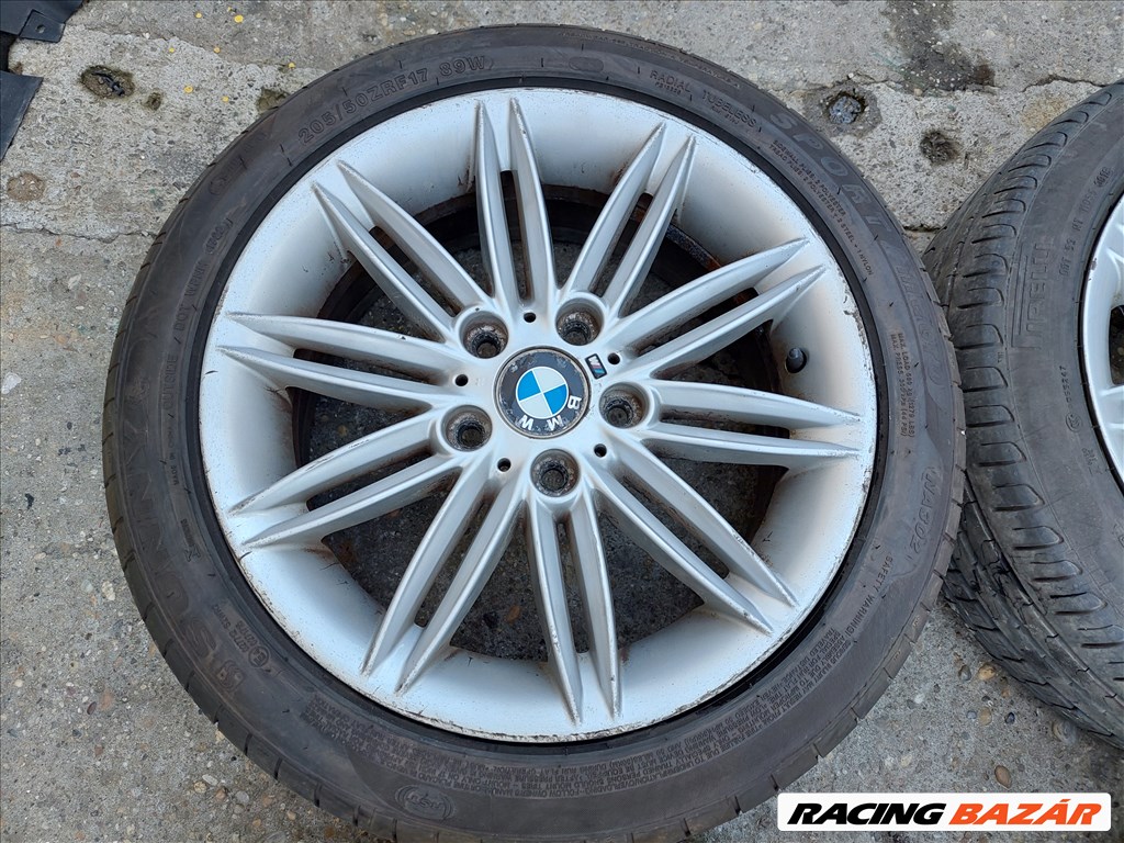 BMW E81 E82 E87 E88 stb. 17" Style styling 207 gyári kétszéles M paket alufelni kerék szett (145030) 5. kép